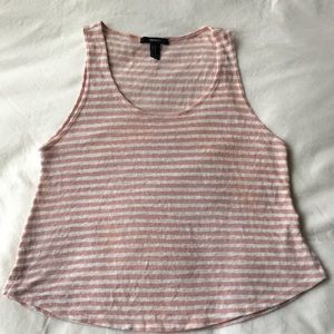 Pink Striped Forever 21 Tank